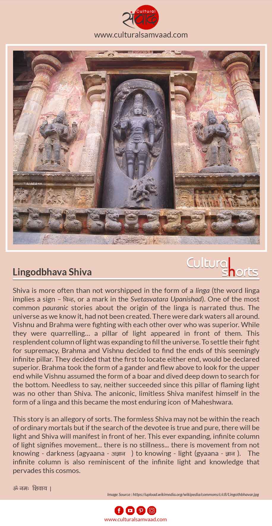 Lingodbhava Shiva Mahesh Shivling