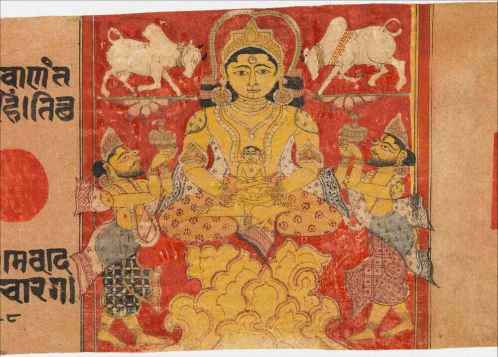 Abhisheka of Lord Mahavira after his birth