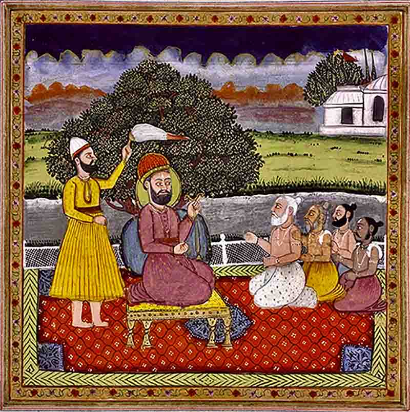 Guru Nanak Meeting Hindu Holy Men