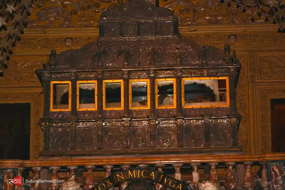 Relics of St. Francis Xavier - Basilica of Bom Jesus, Goa, India