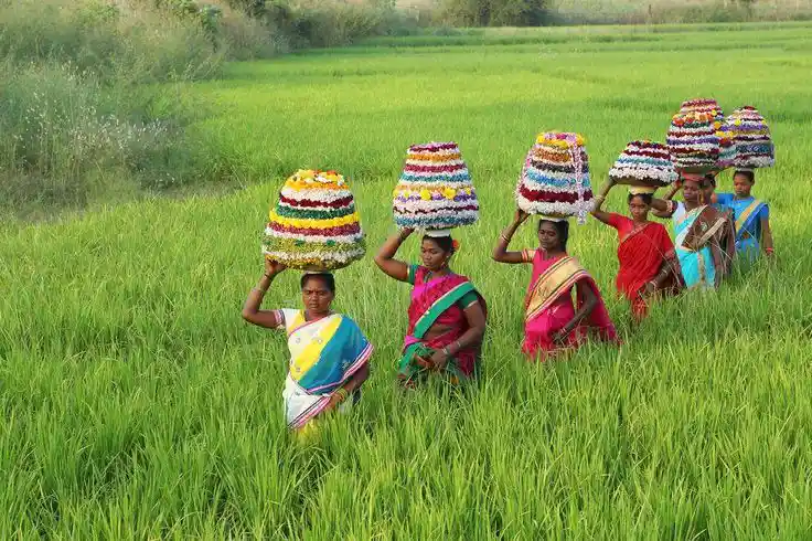 Bathukamma in Telangana