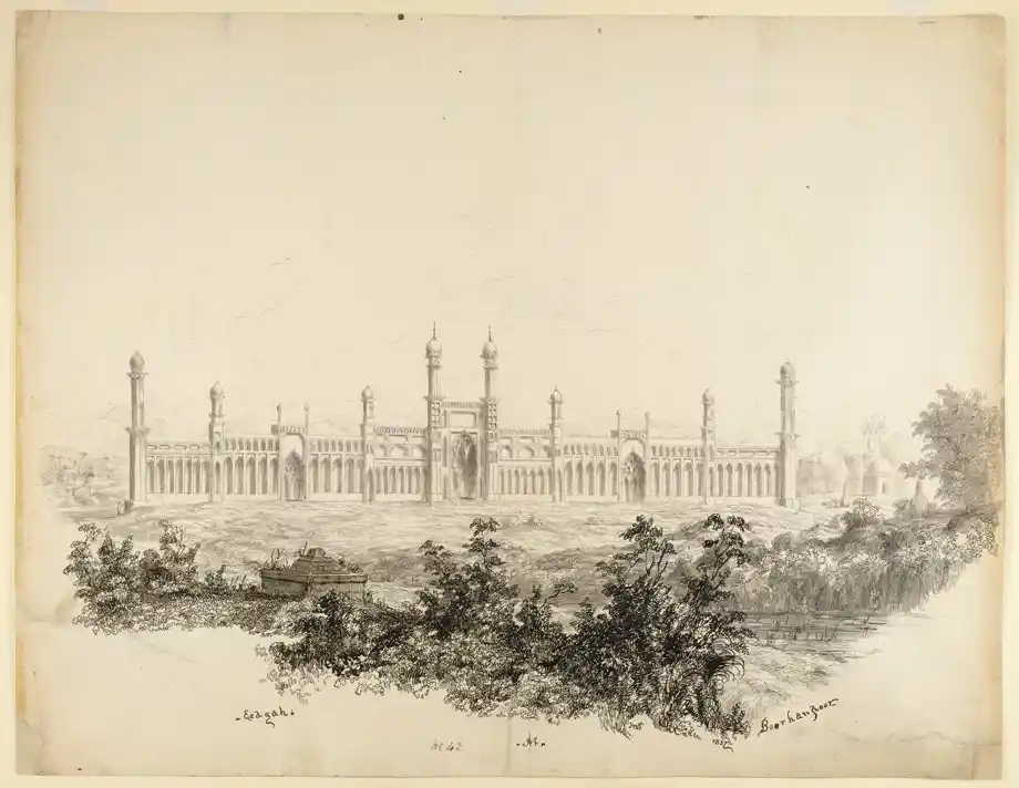 Eidgah, Burhanpur (C.P.); by Philip Meadows Taylor, 1837 | British Library