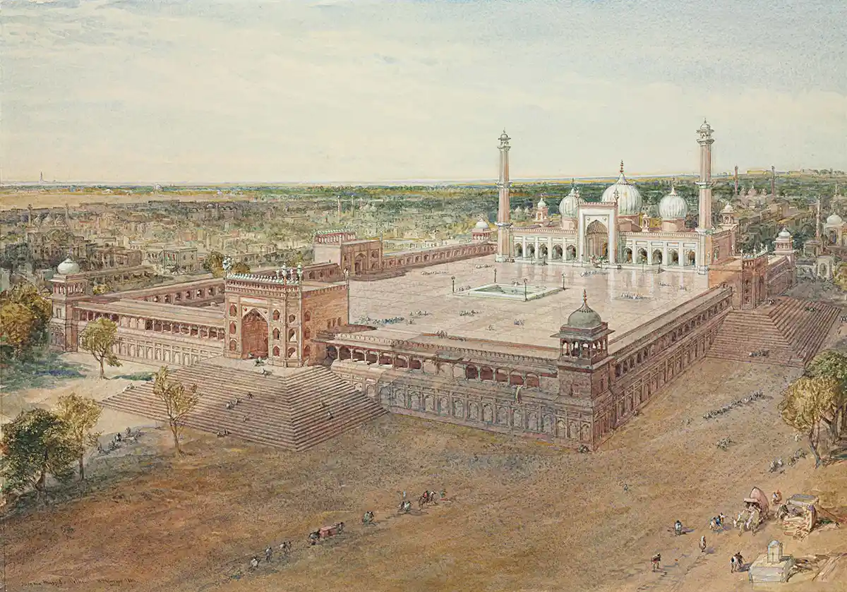 Jama Masjid - William Simpson - 1864