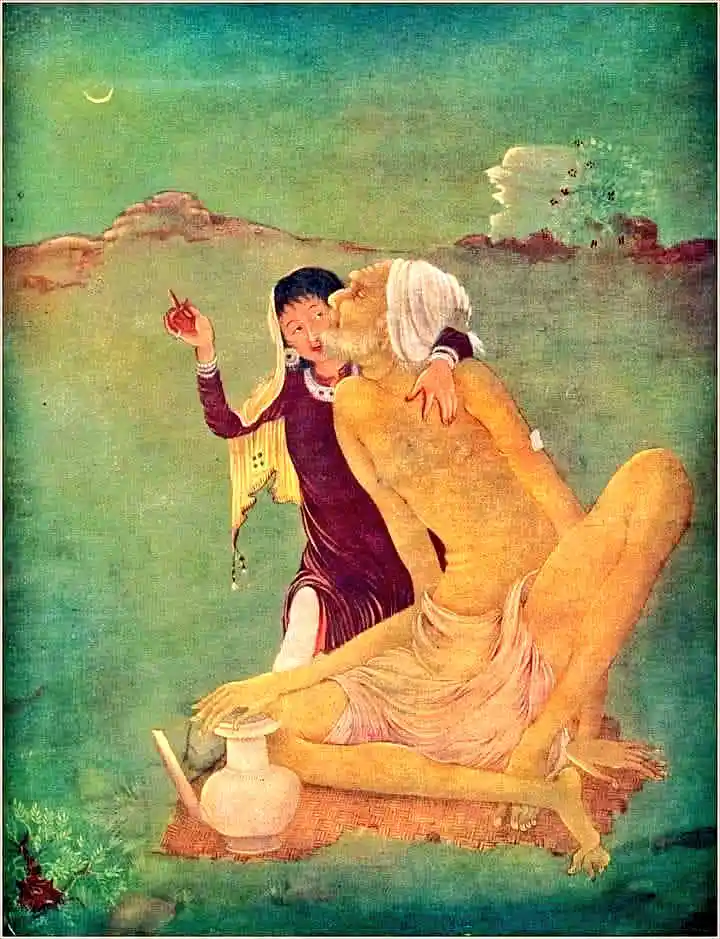 Showing the Eid Moon - Sarada Ukil