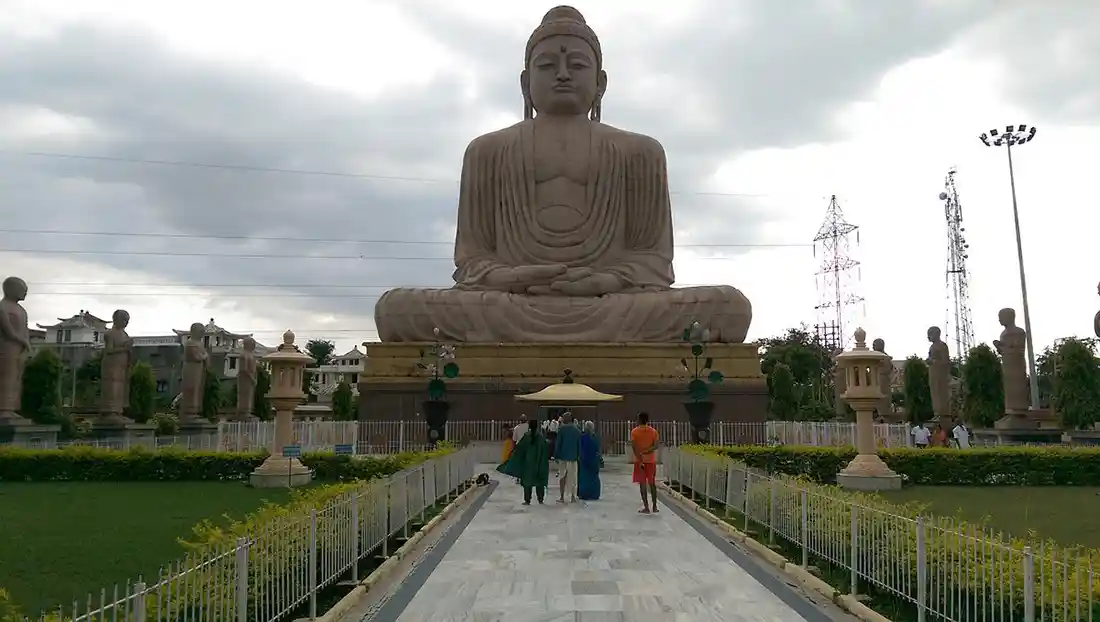 Great Buddha Statue - Daijokyo Buddhist Temple, Bodh Gaya